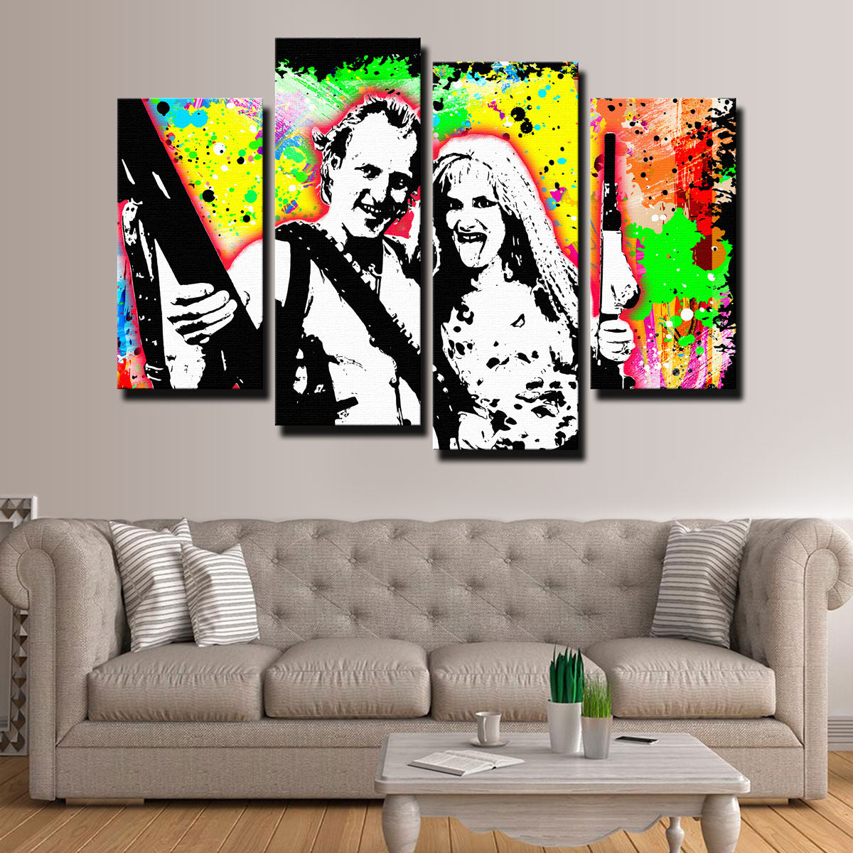 Abstract Natural Born Killers Wall Art