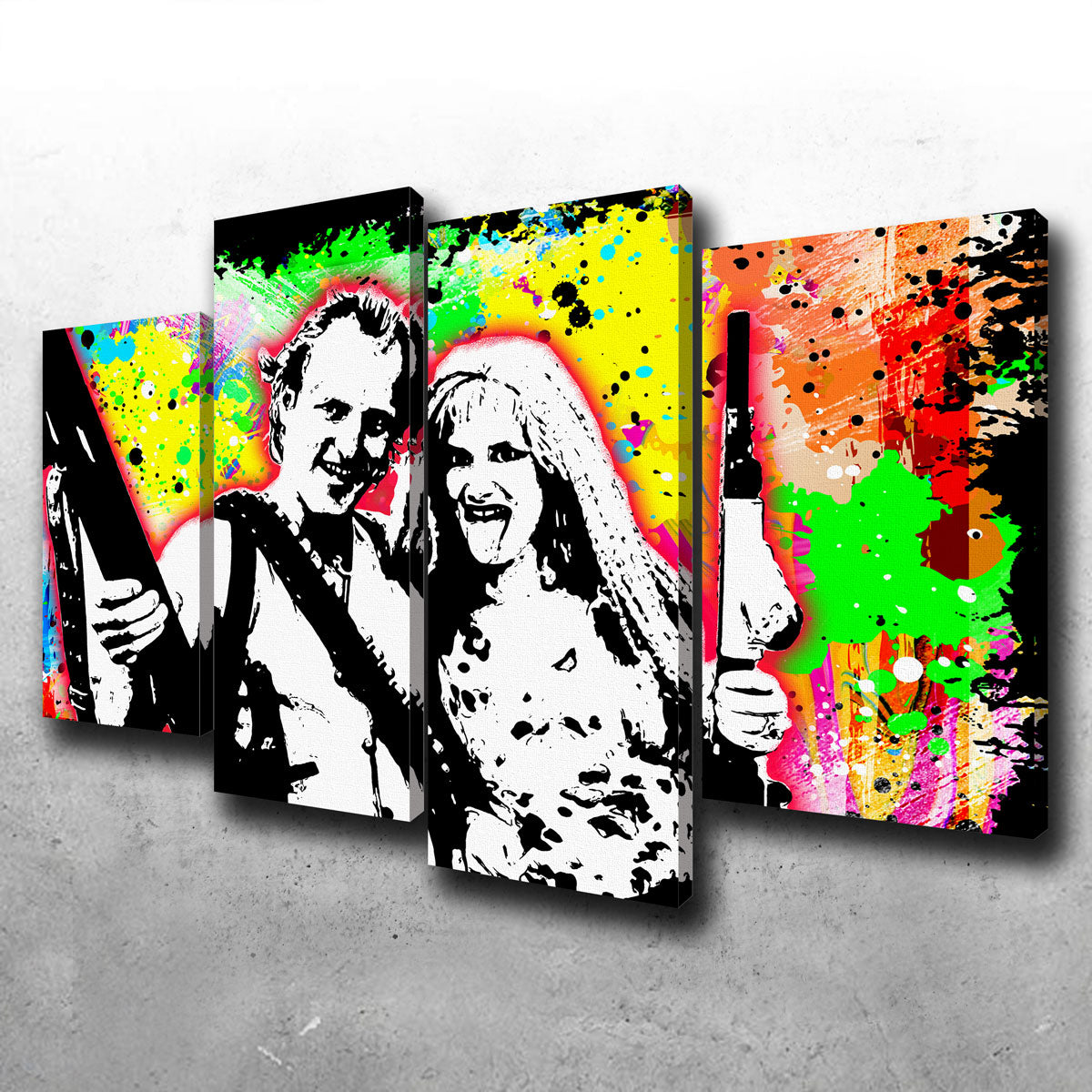 Abstract Natural Born Killers Wall Art