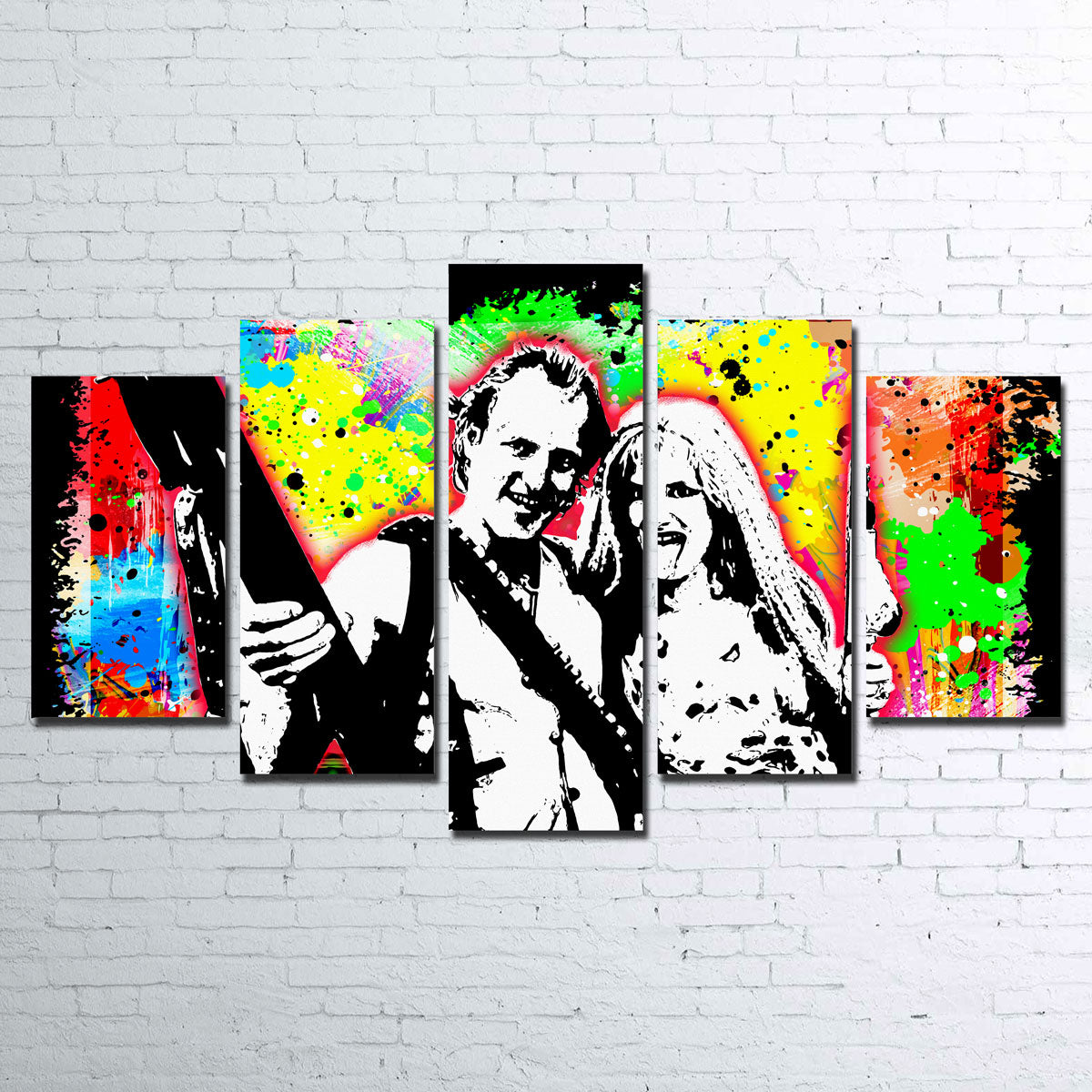 Abstract Natural Born Killers Wall Art