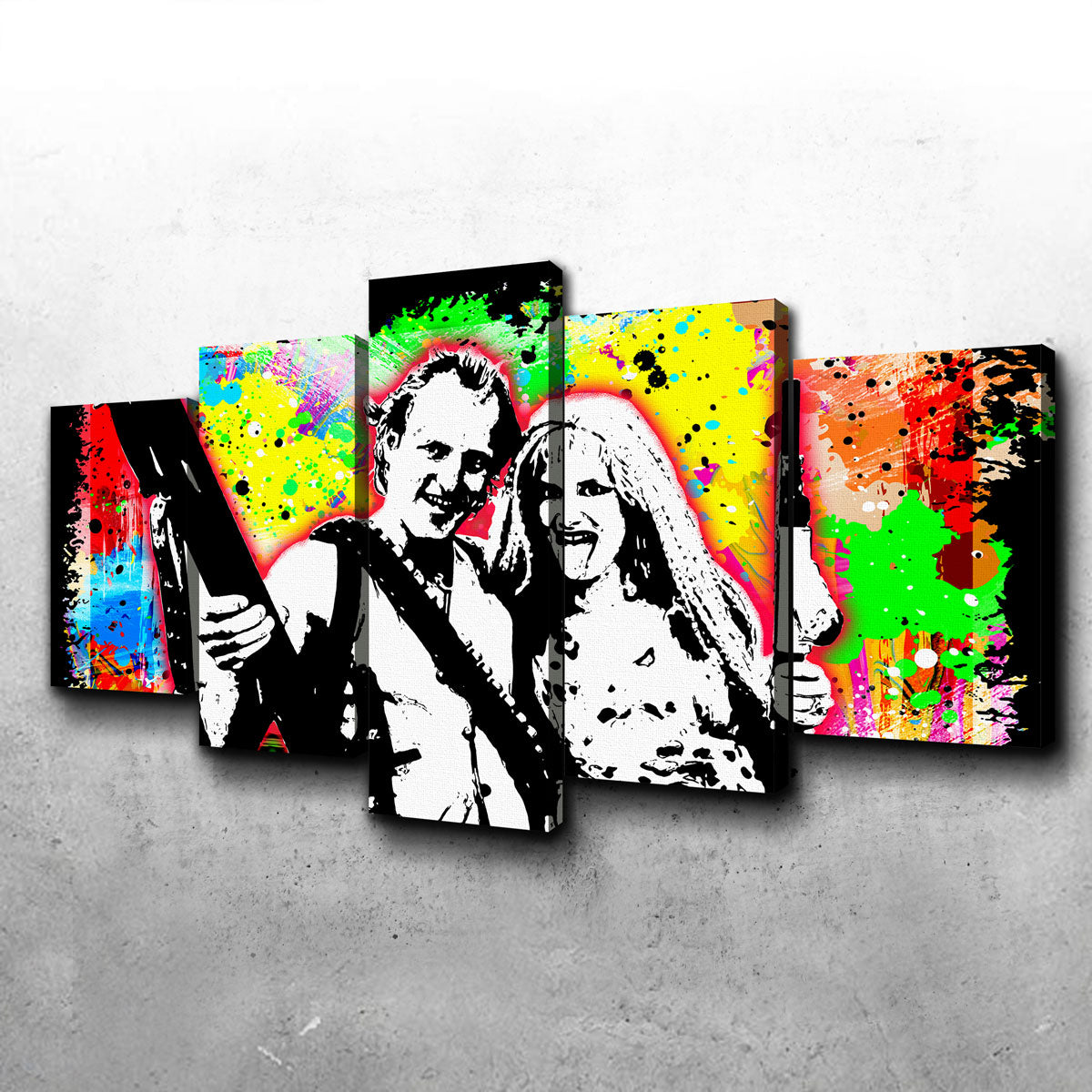 Abstract Natural Born Killers Wall Art
