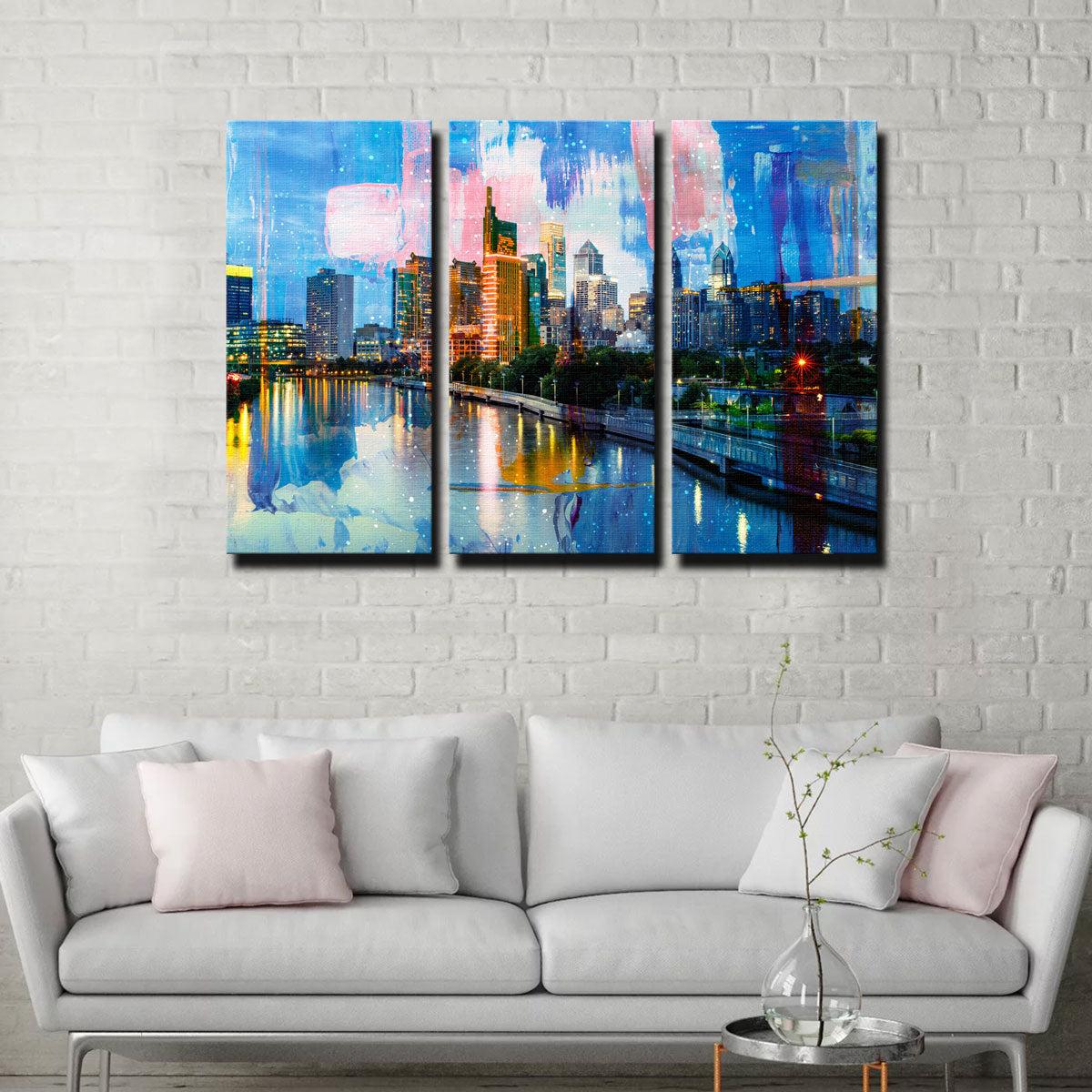 New Philadelphia Skyline Wall Art