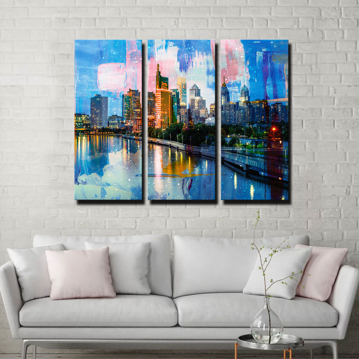 New Philadelphia Skyline Wall Art
