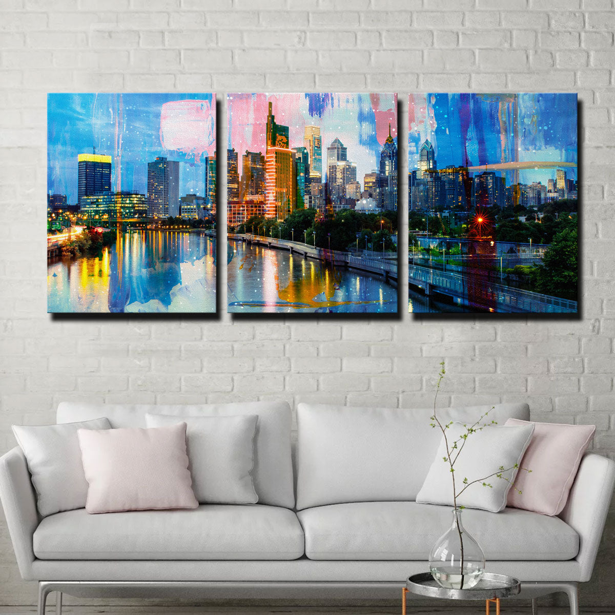 New Philadelphia Skyline Wall Art