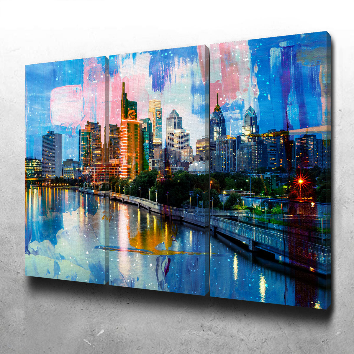 New Philadelphia Skyline Wall Art