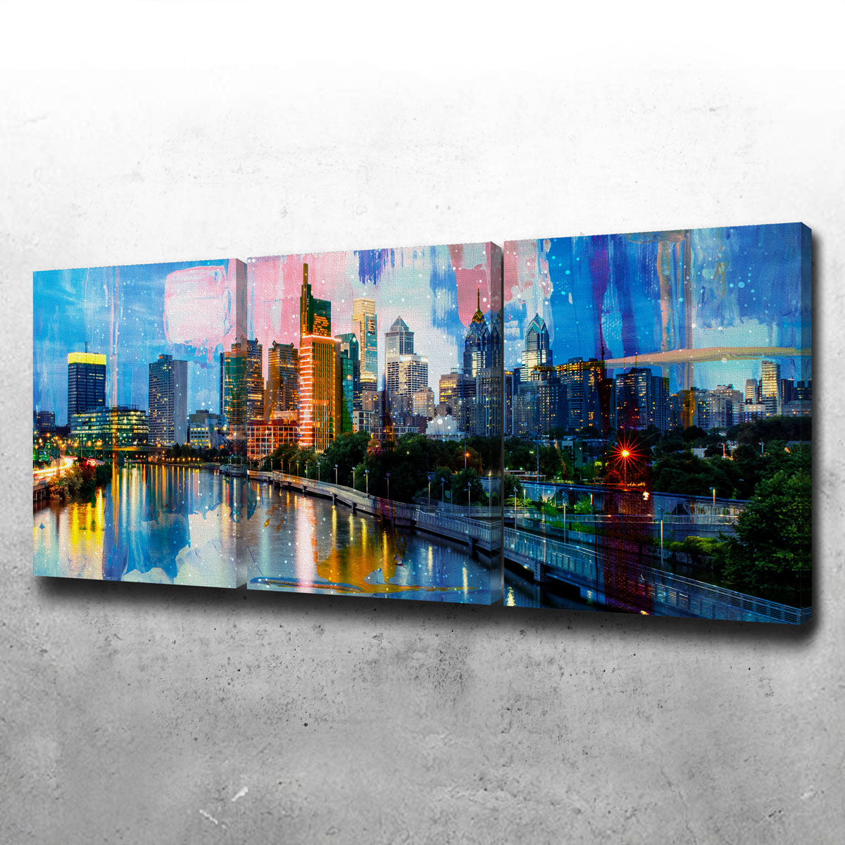 New Philadelphia Skyline Wall Art