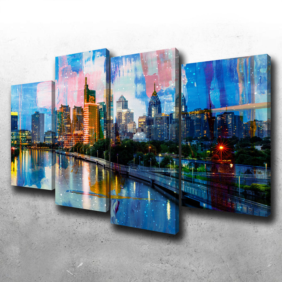 New Philadelphia Skyline Wall Art