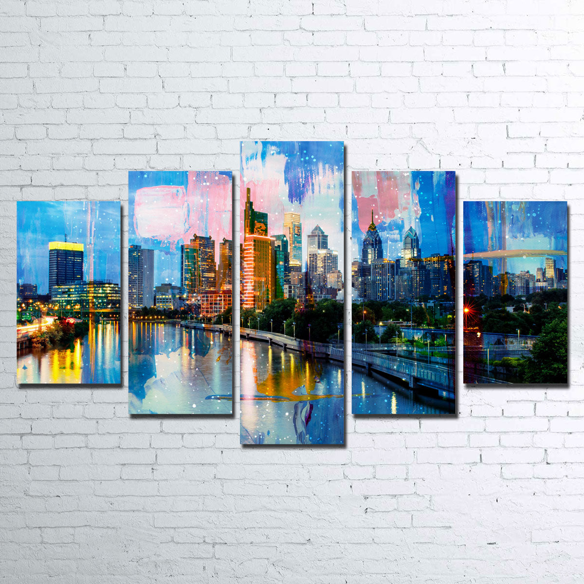 New Philadelphia Skyline Wall Art
