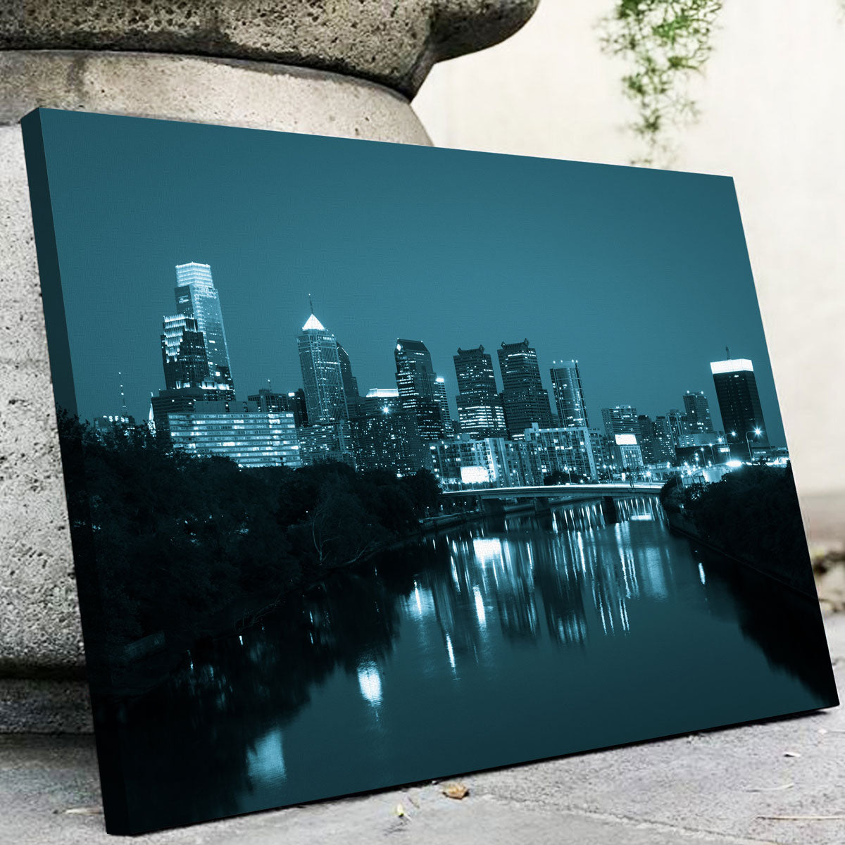 Night View Philadelphia Wall Art