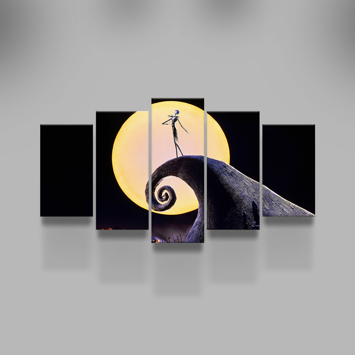 5 Custom purchases Nightmare Before Christmas Art Pieces In Frames