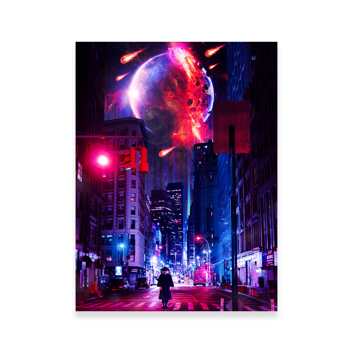 Ninja City Wall Art