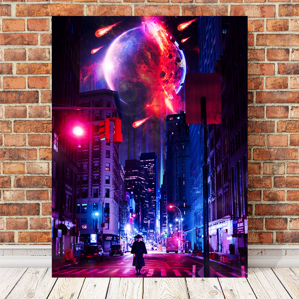 Ninja City Wall Art