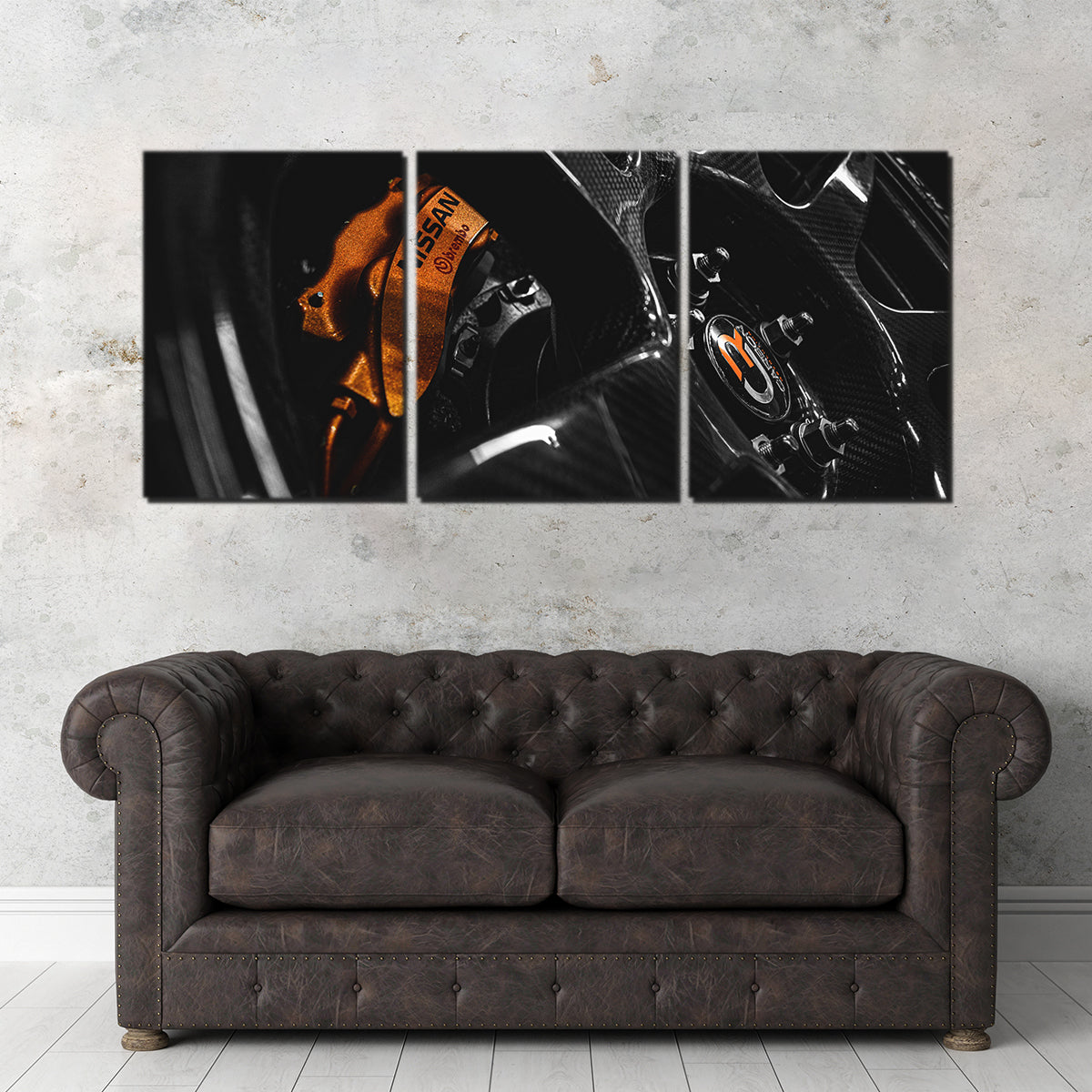 Nissan GTR Wheel Wall Art