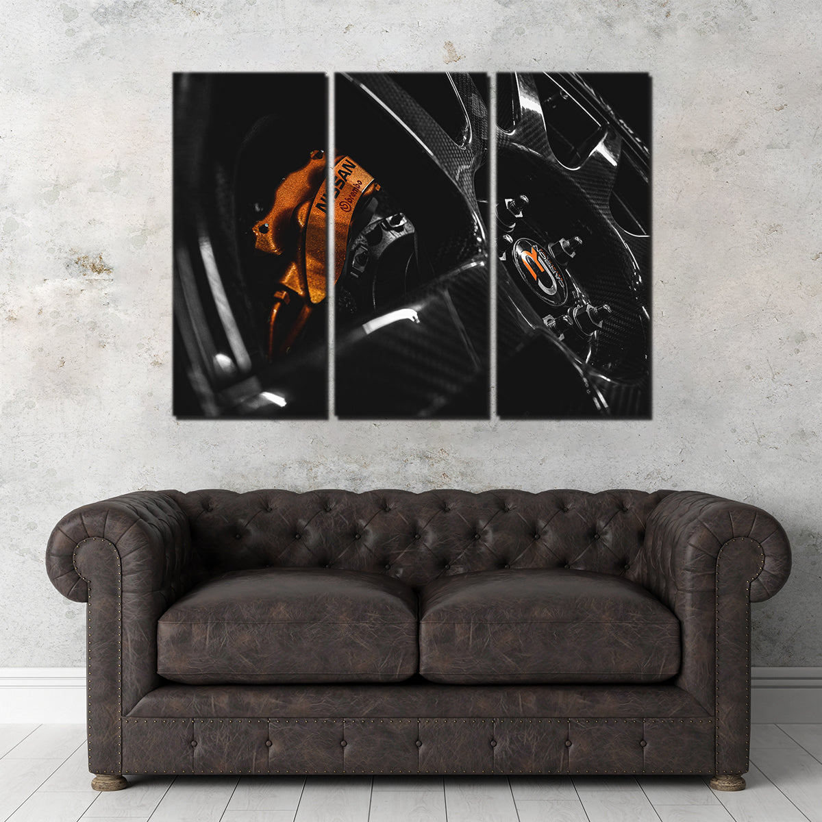 Nissan GTR Wheel Wall Art