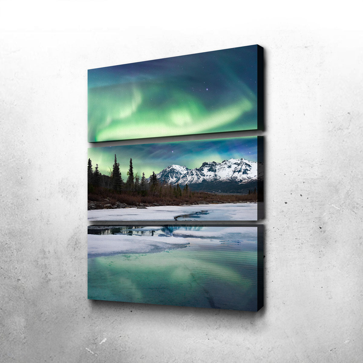 Northern Lights Landscape Wall Art