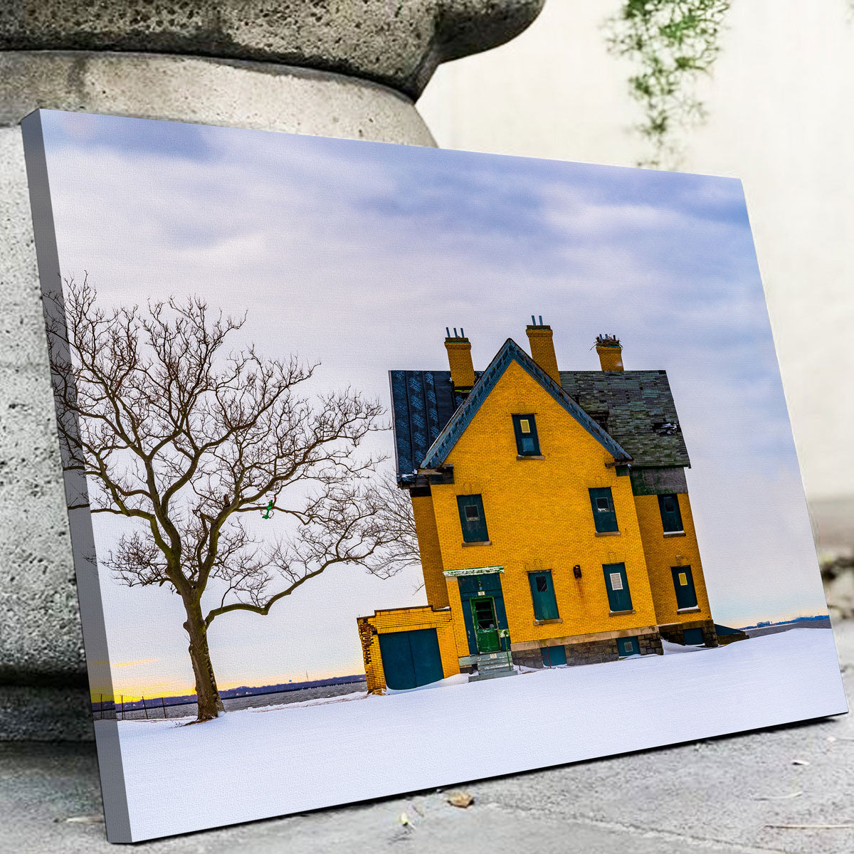 Officer's Row Yellow House Wall Art