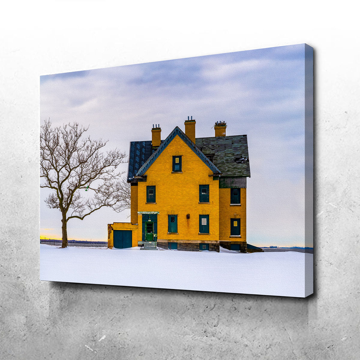 Officer's Row Yellow House Wall Art