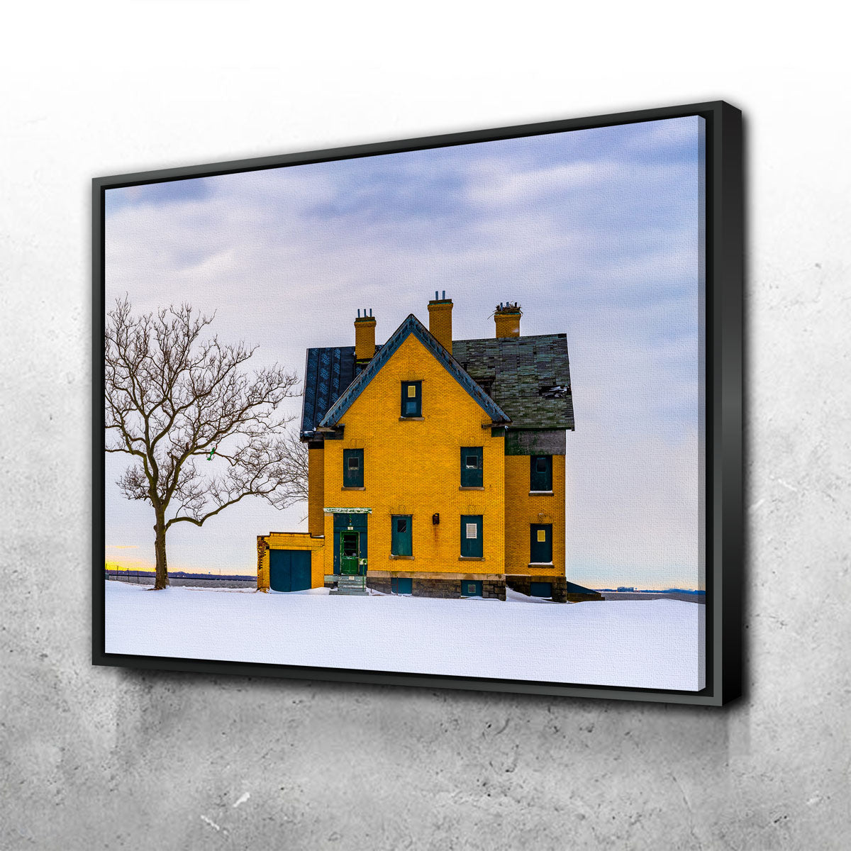Officer's Row Yellow House Wall Art