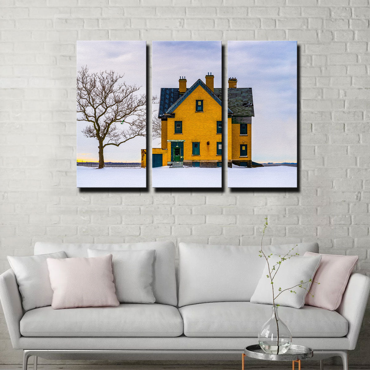 Officer's Row Yellow House Wall Art
