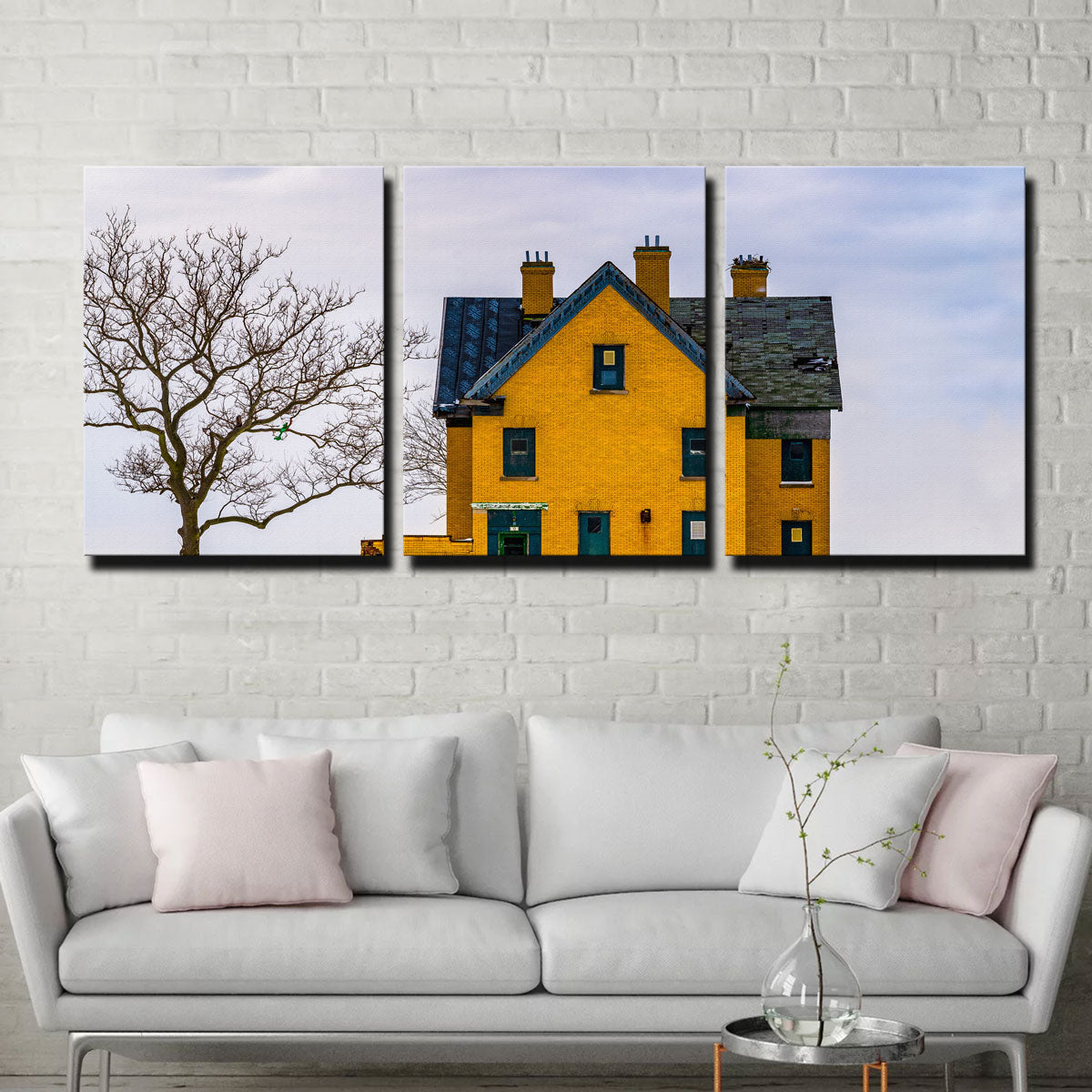 Officer's Row Yellow House Wall Art