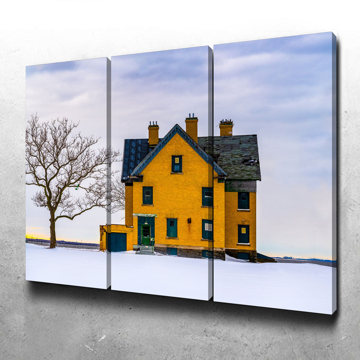 Officer's Row Yellow House Wall Art