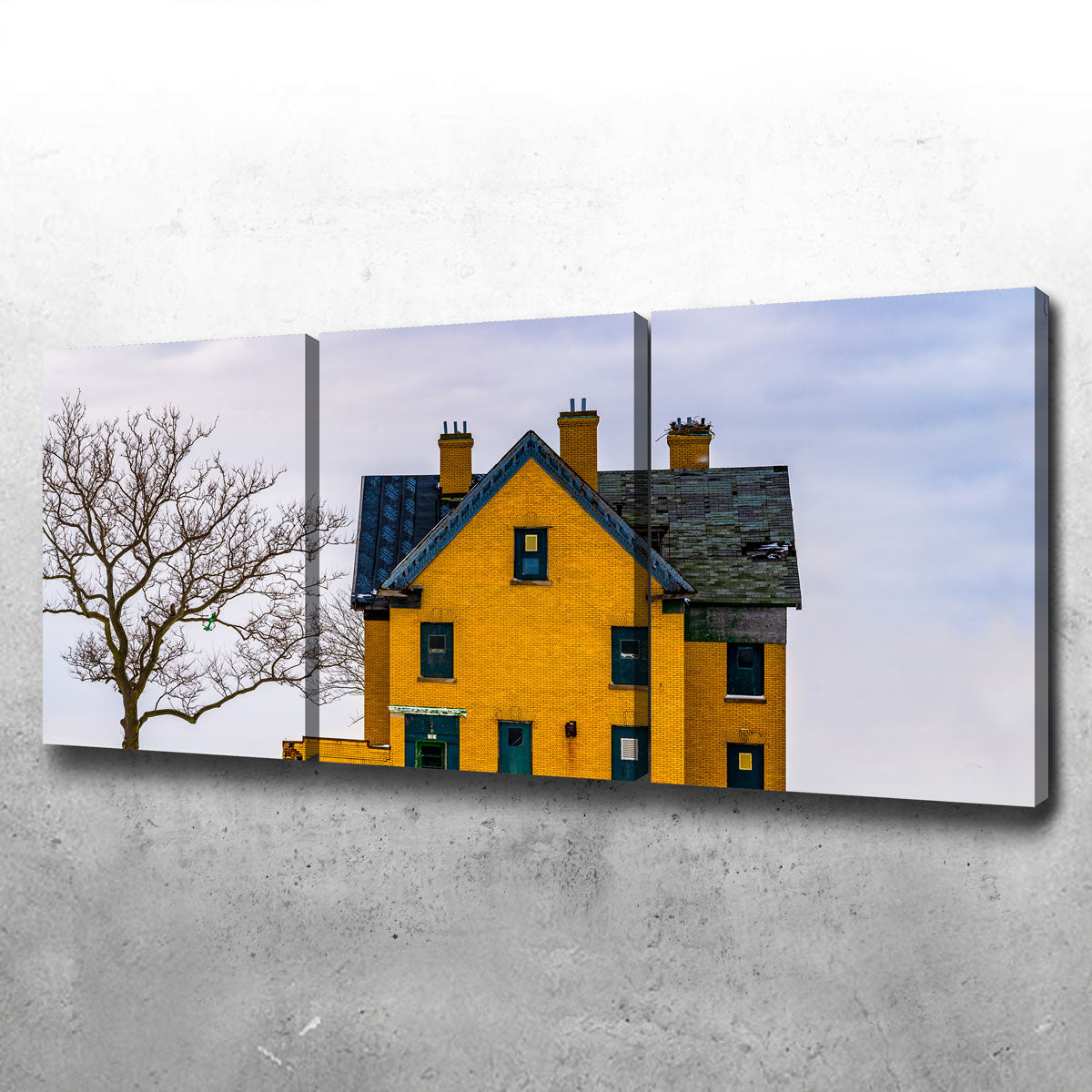 Officer's Row Yellow House Wall Art