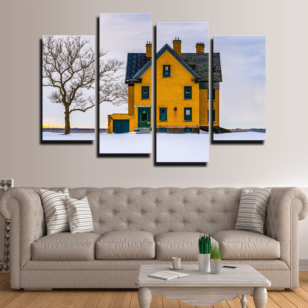 Officer's Row Yellow House Wall Art