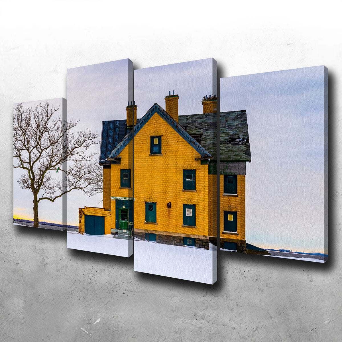 Officer's Row Yellow House Wall Art