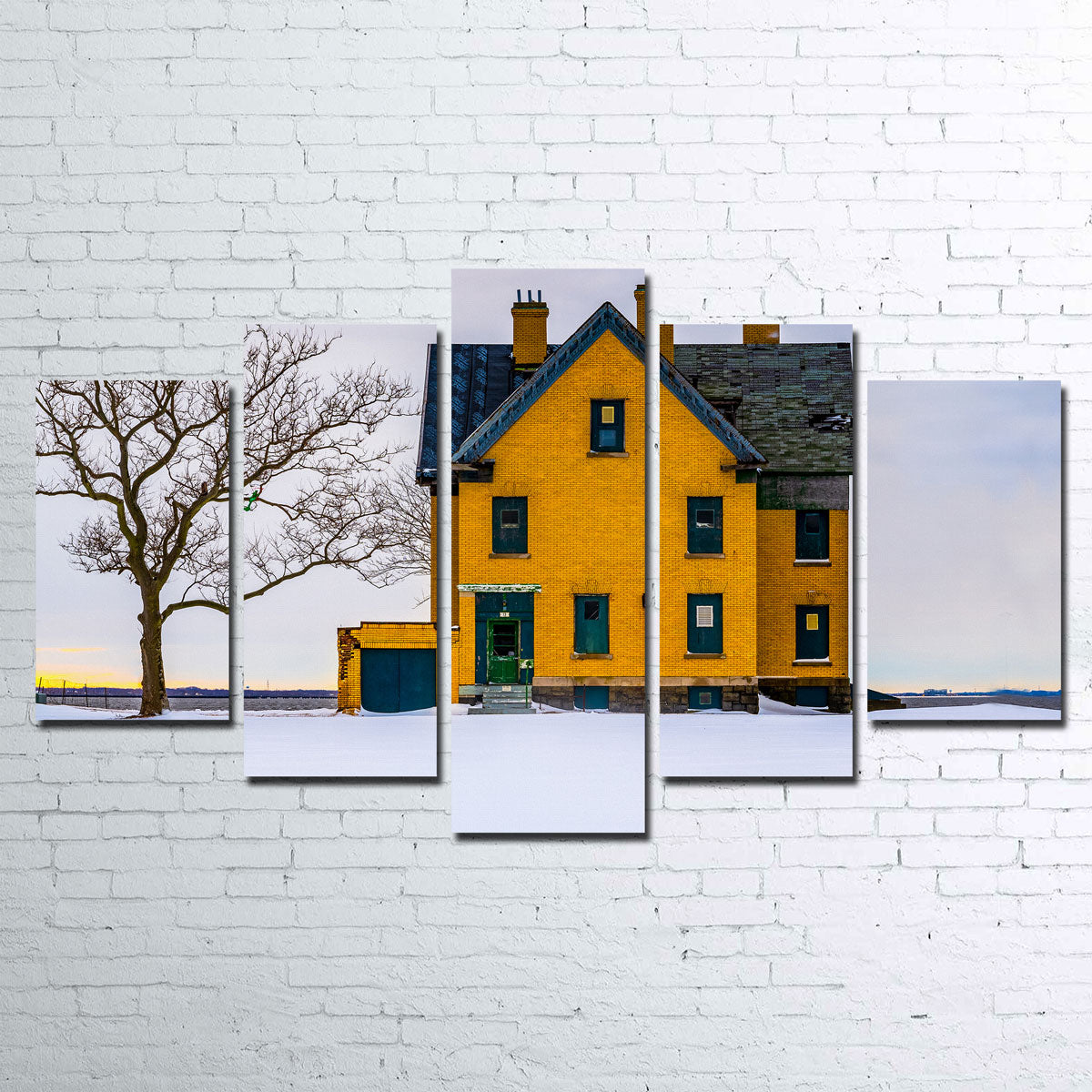 Officer's Row Yellow House Wall Art