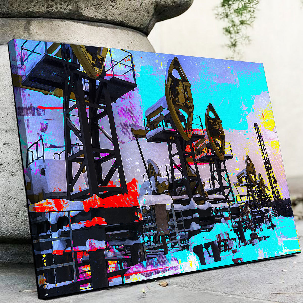 Oil Field Wall Art