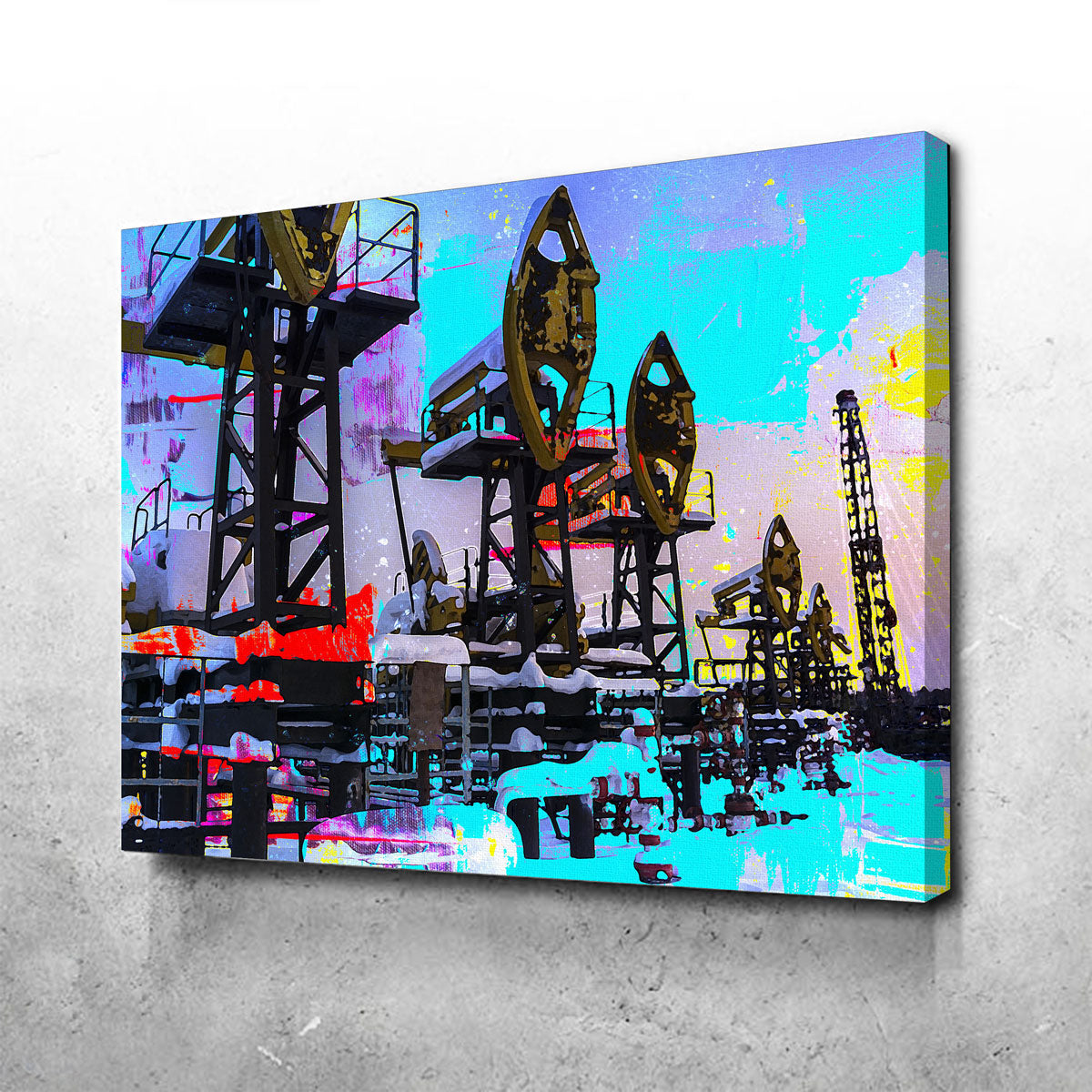 Oil Field Wall Art