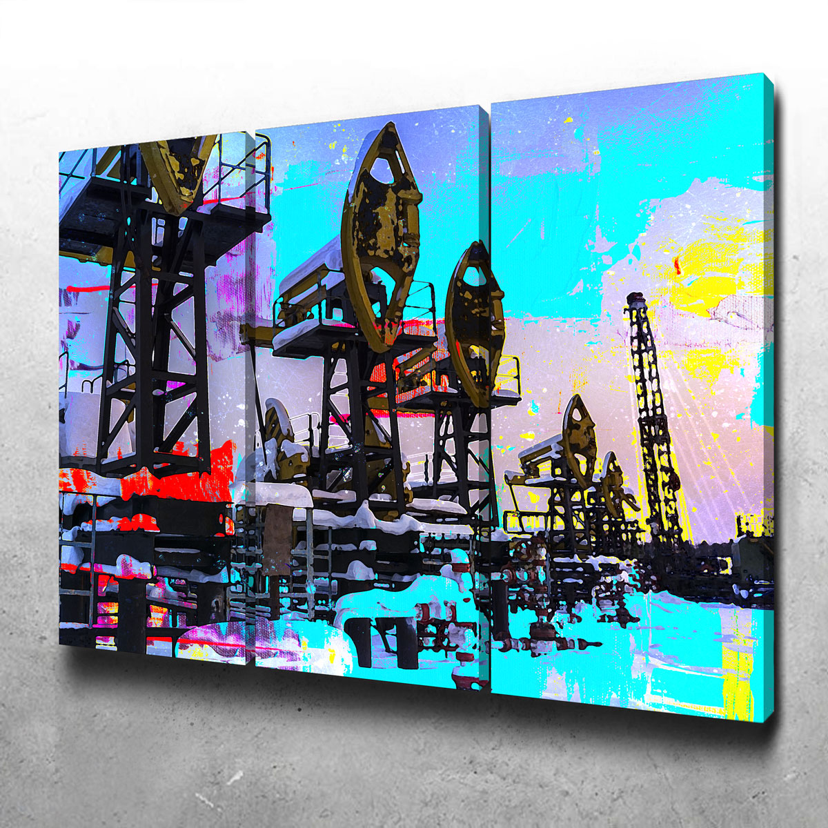 Oil Field Wall Art