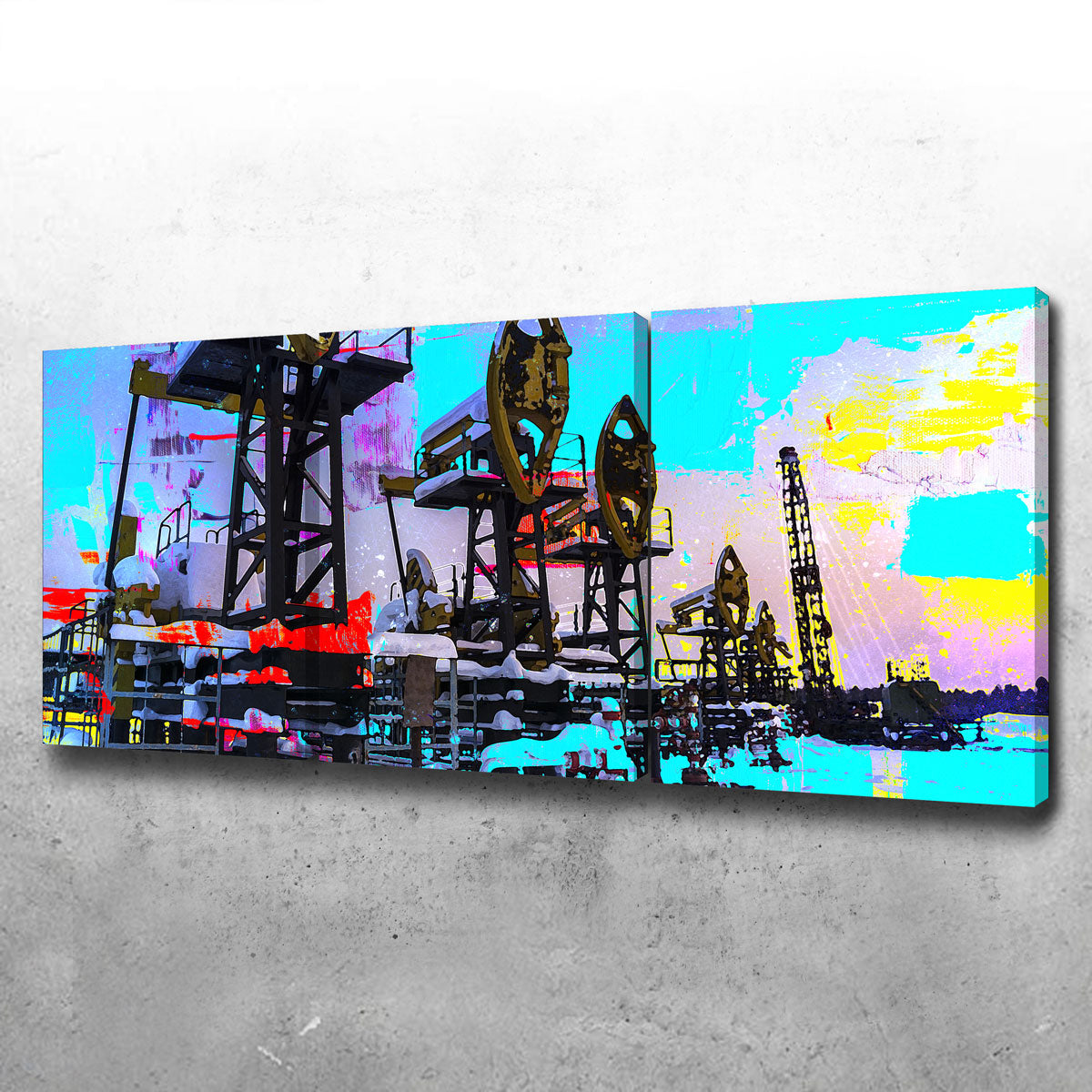 Oil Field Canvas Set