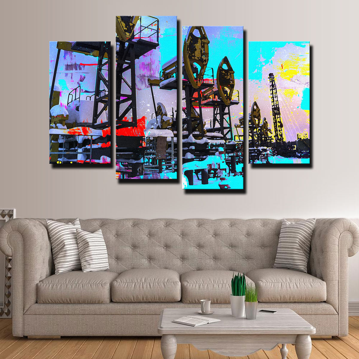 Oil Field Wall Art