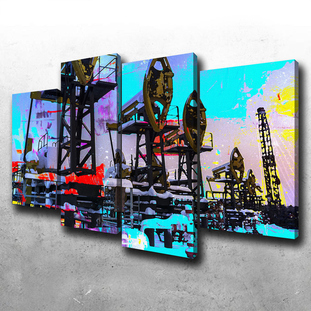 Oil Field Wall Art