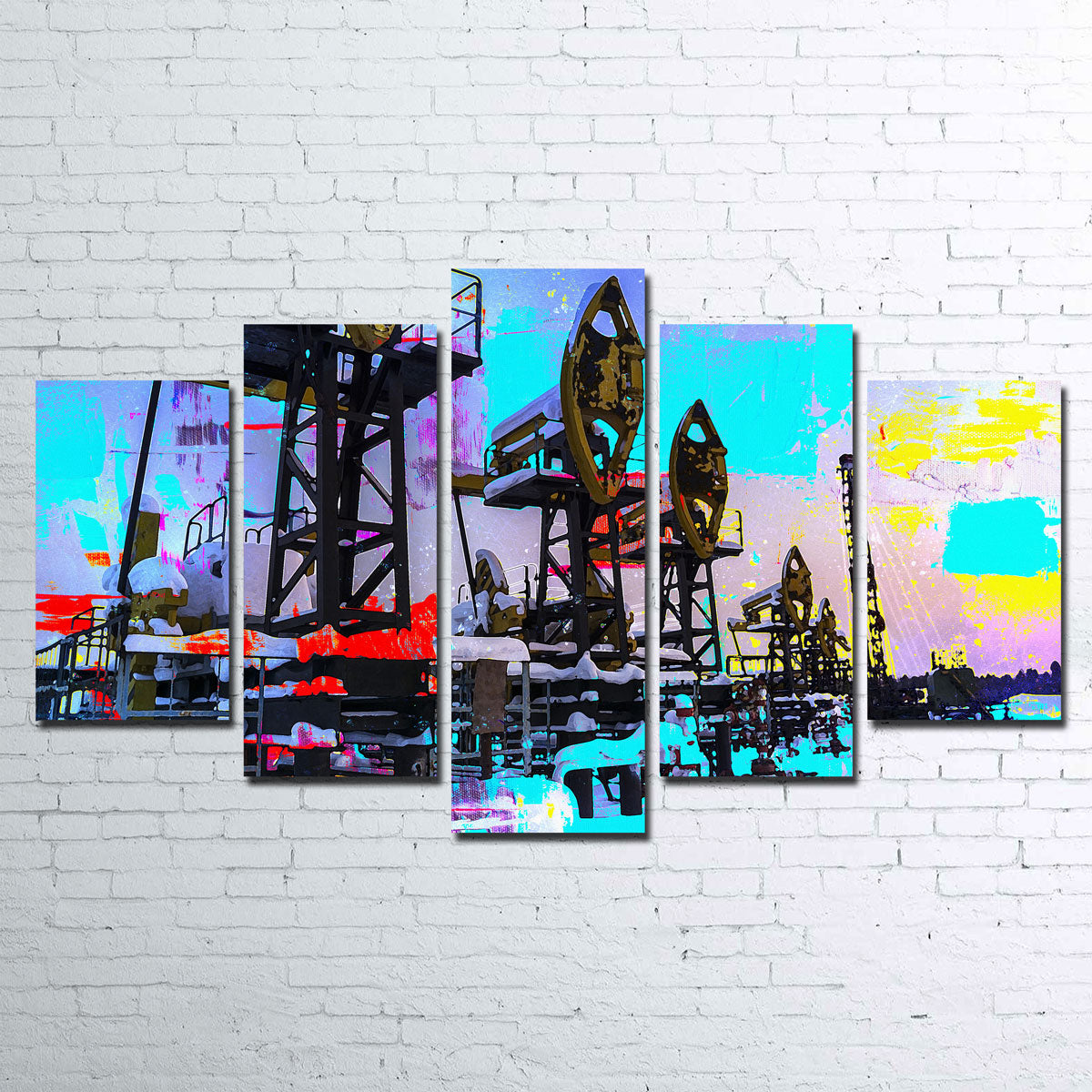 Oil Field Wall Art