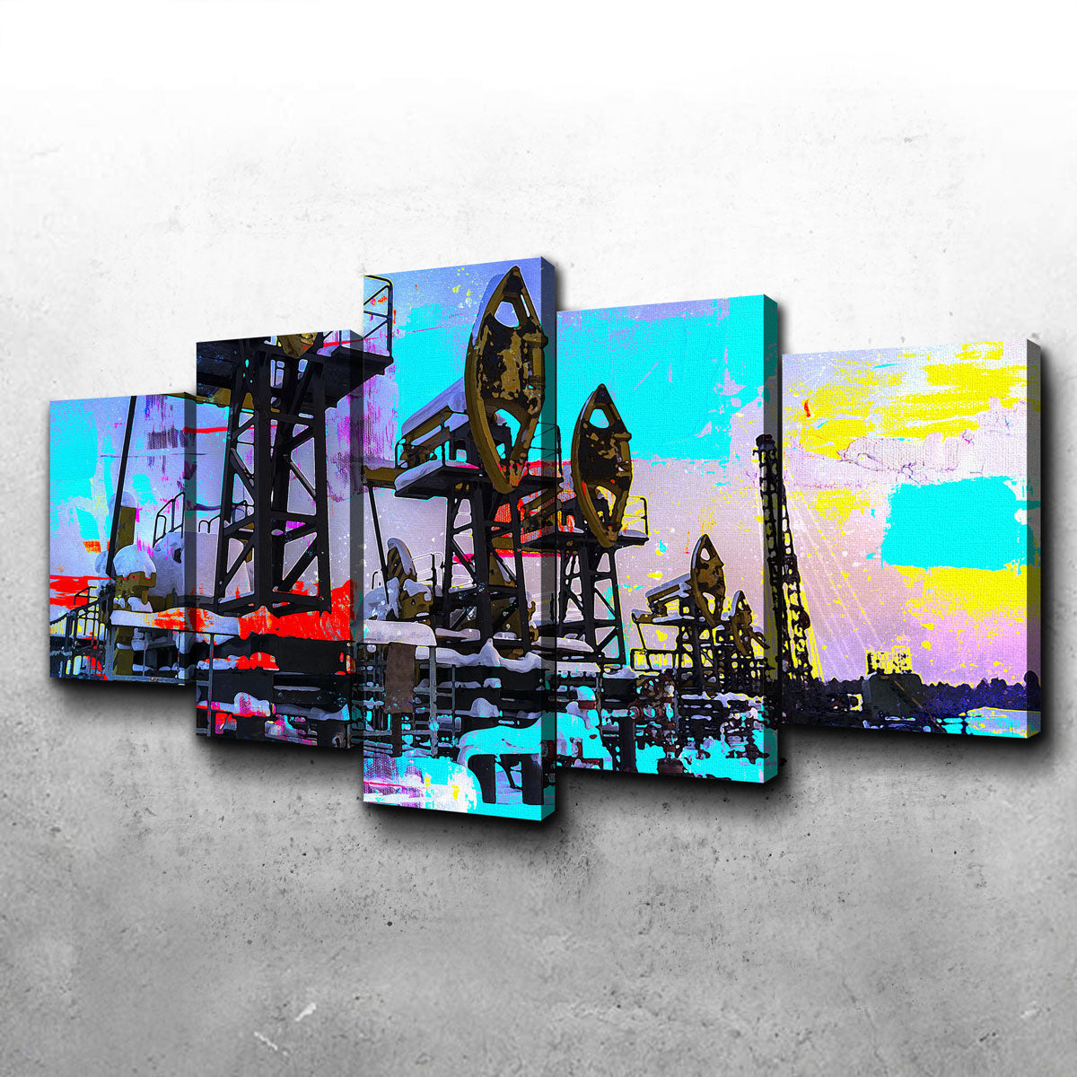 Oil Field Wall Art