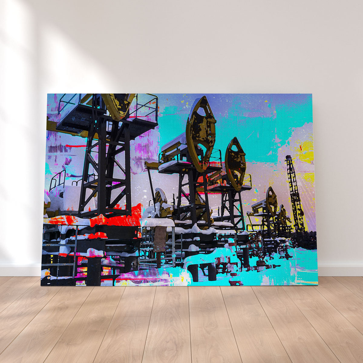 Oil Field Canvas Set