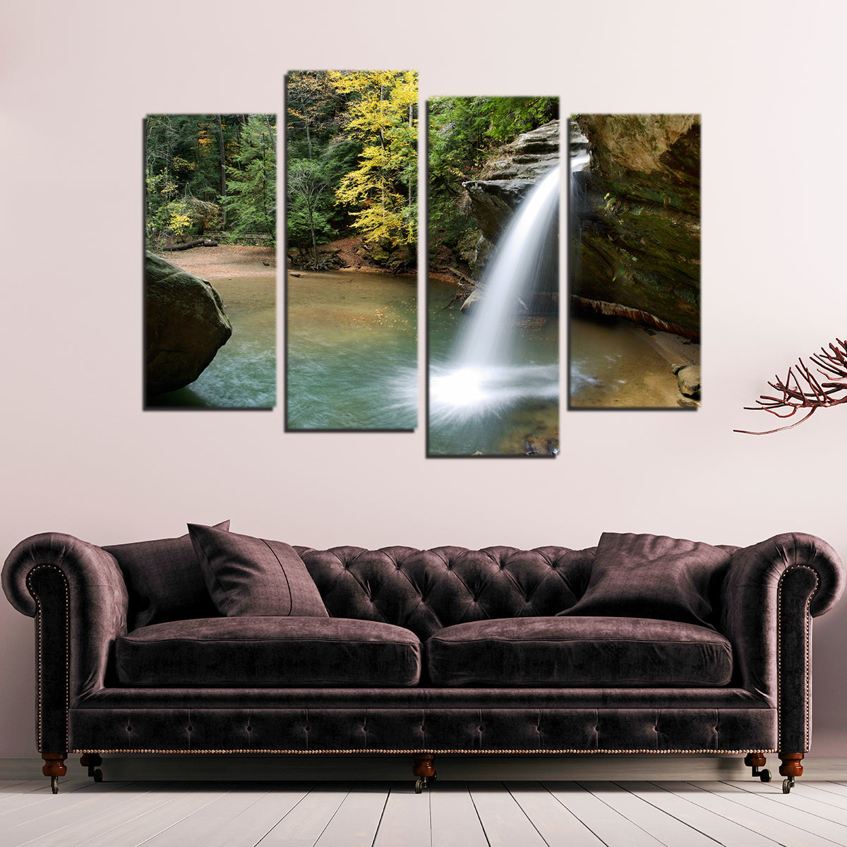 Old Man's Cave Lower Falls Wall Art