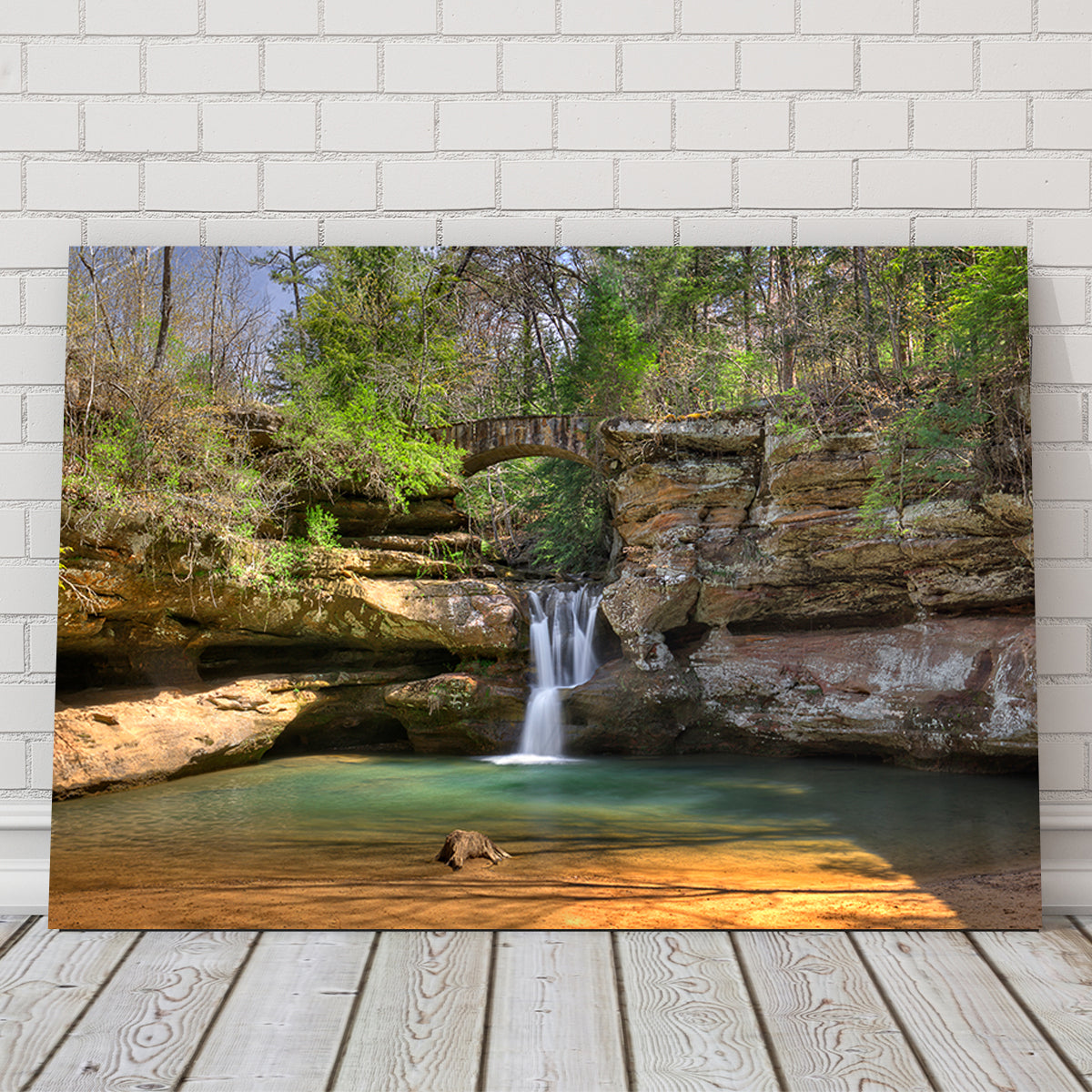 Old Man's Cave Upper Falls Wall Art
