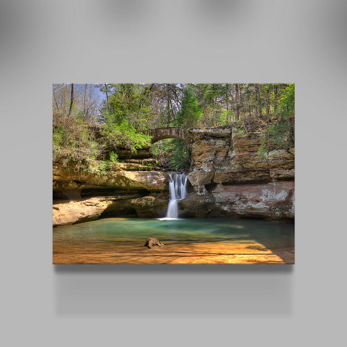 Old Man's Cave Upper Falls Wall Art