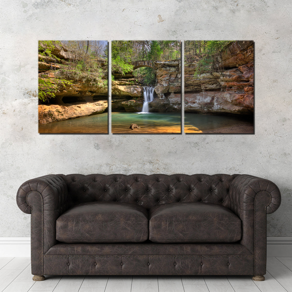 Old Man's Cave Upper Falls Wall Art