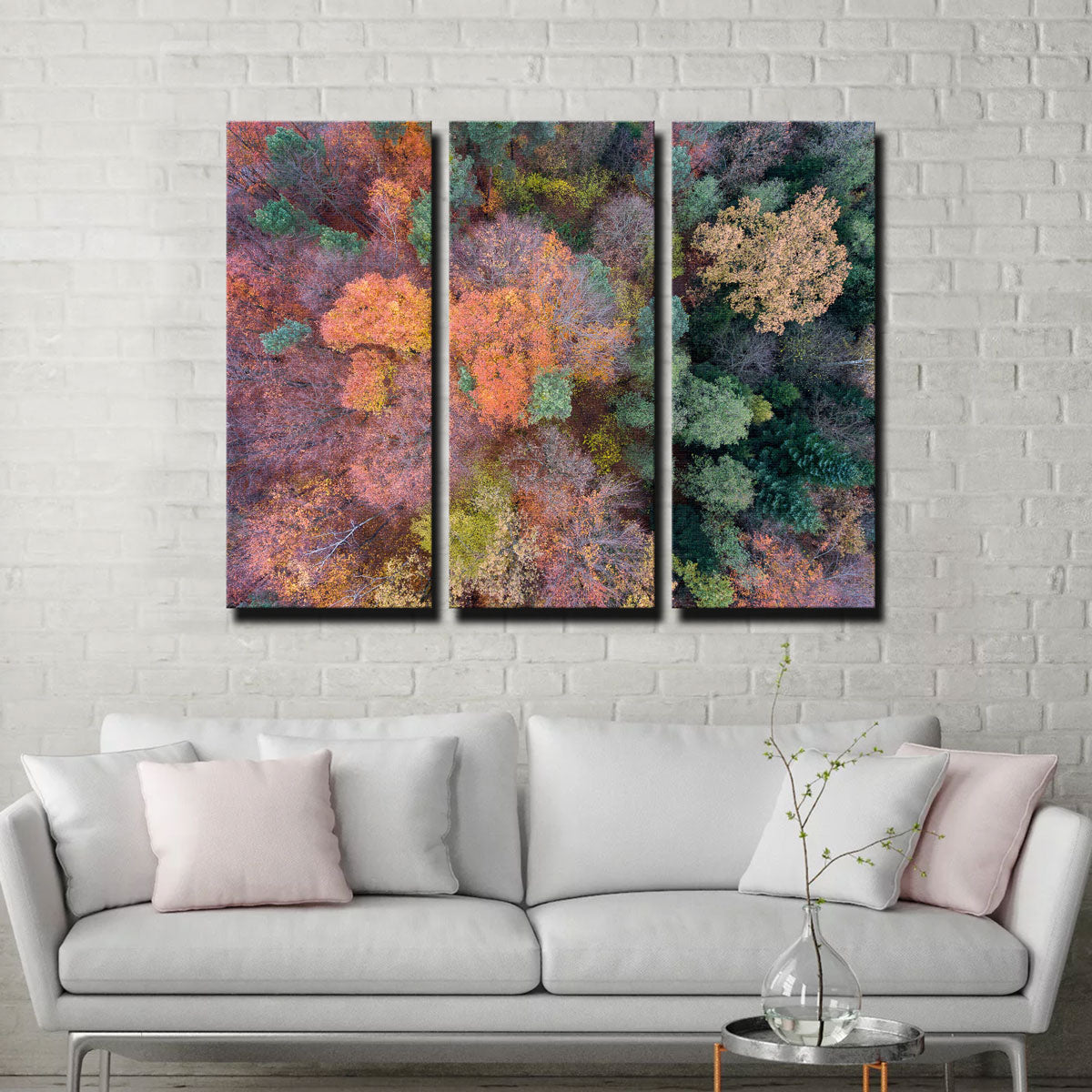 Orange and Green Wall Art