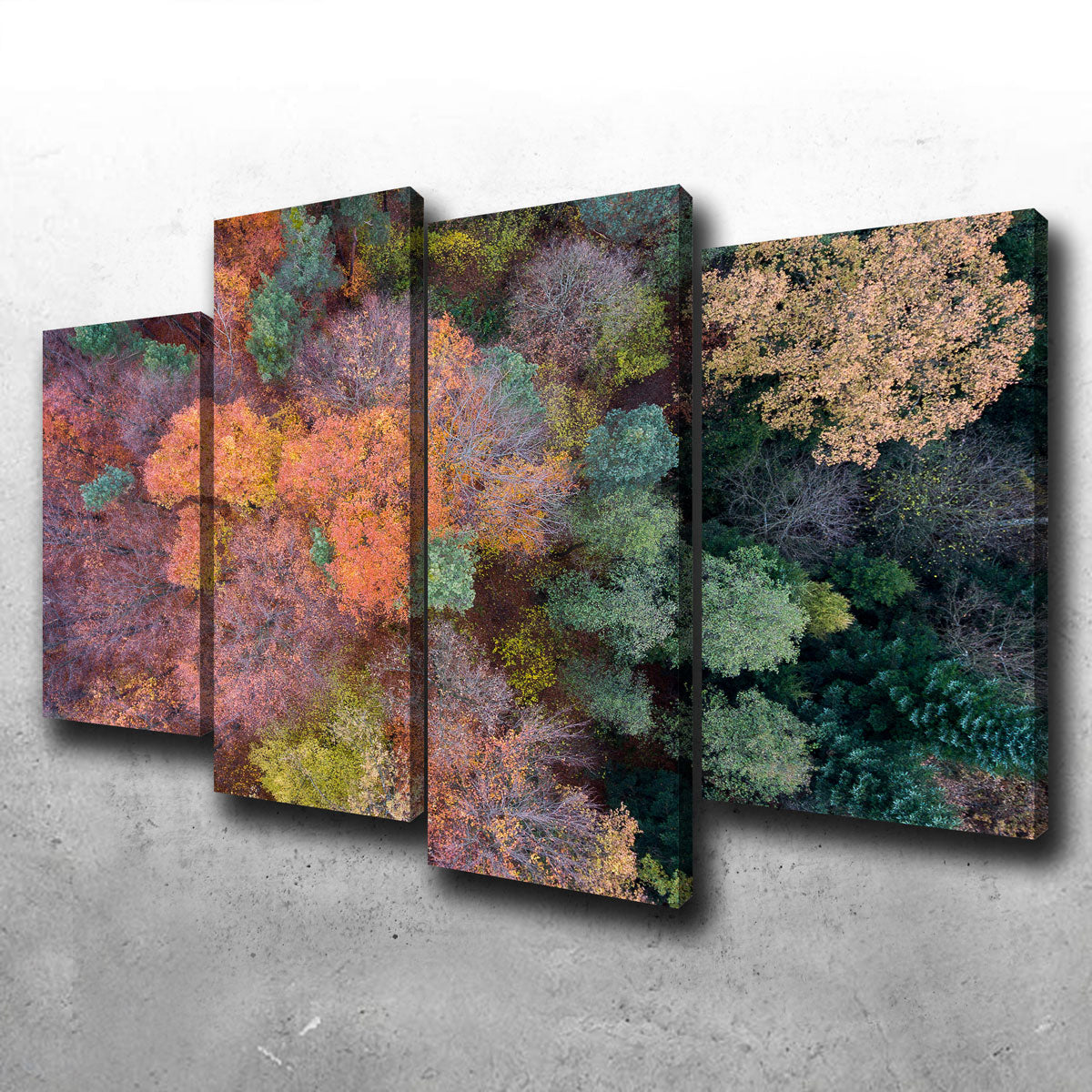 Orange and Green Wall Art