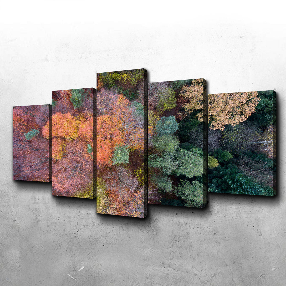 Orange and Green Wall Art