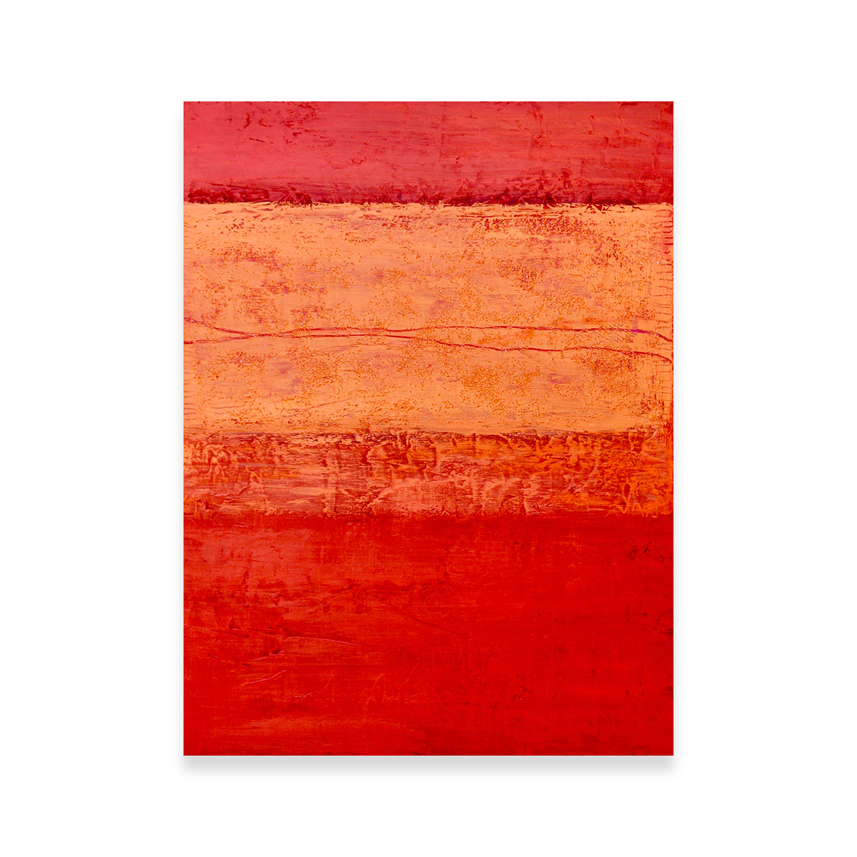 Orange Cloud Decending Wall Art