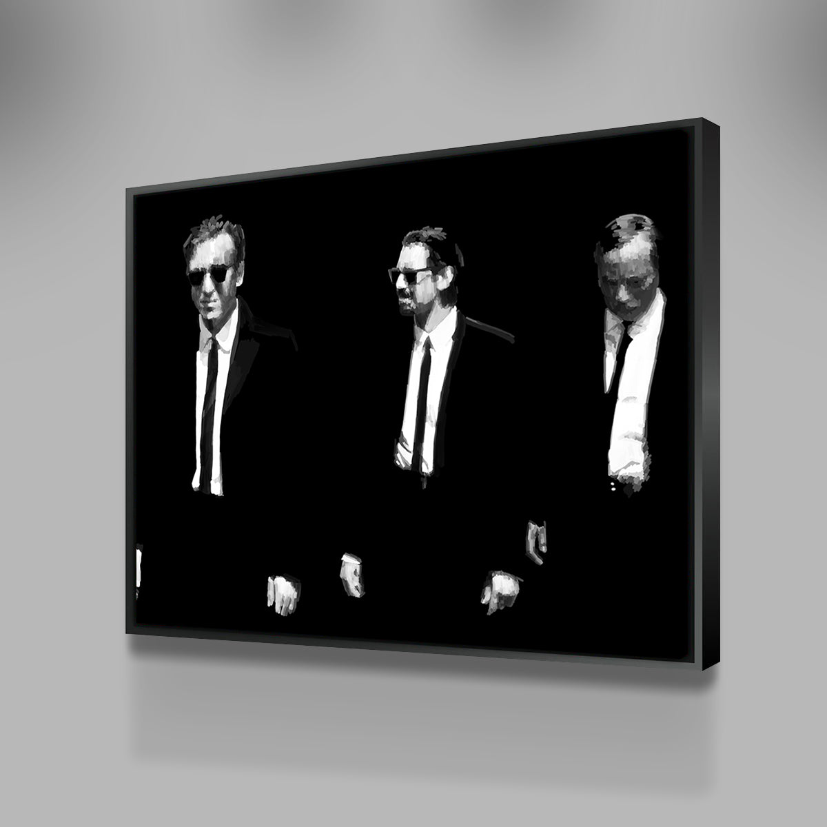 Orange Pink And Blue Wall Art