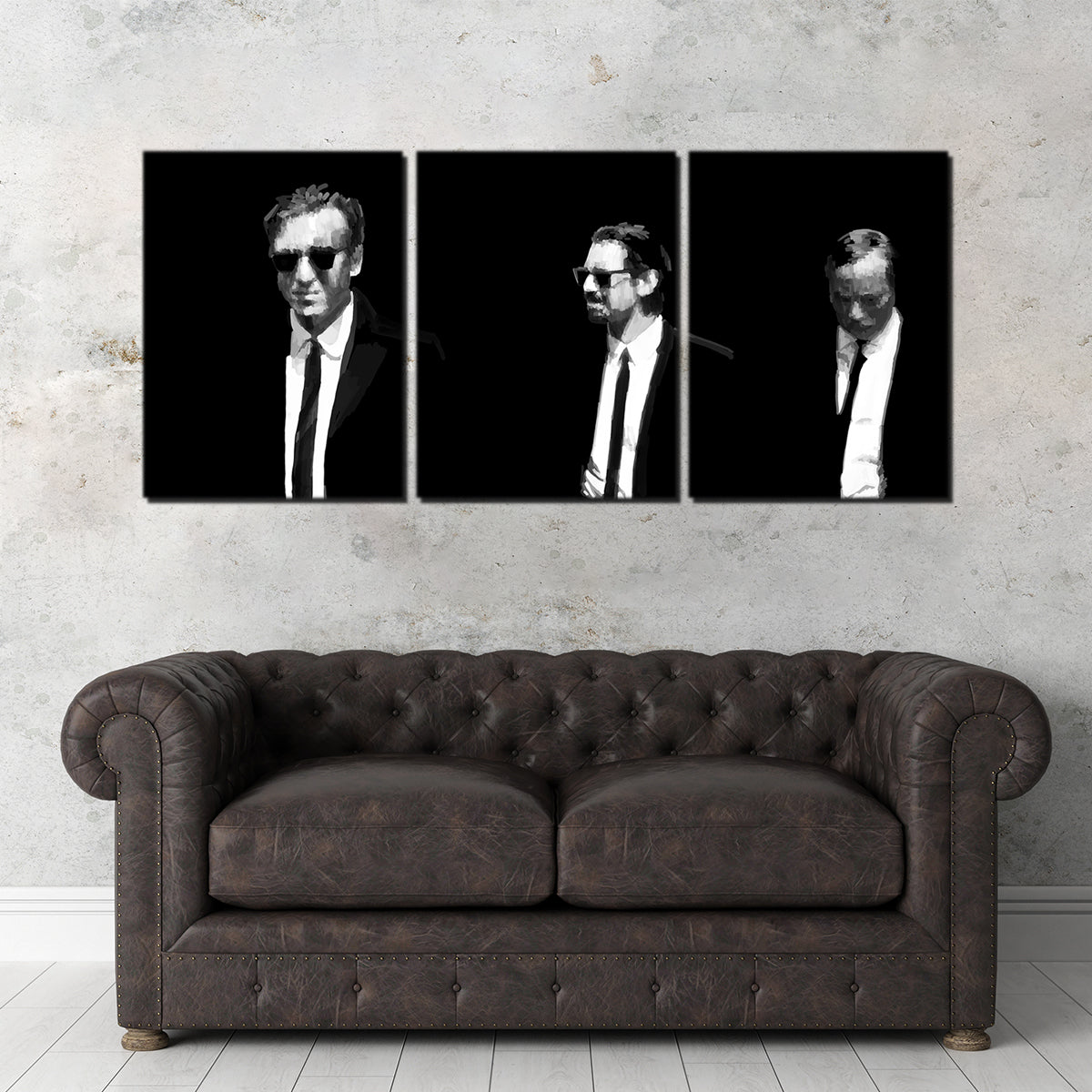 Orange Pink And Blue Wall Art
