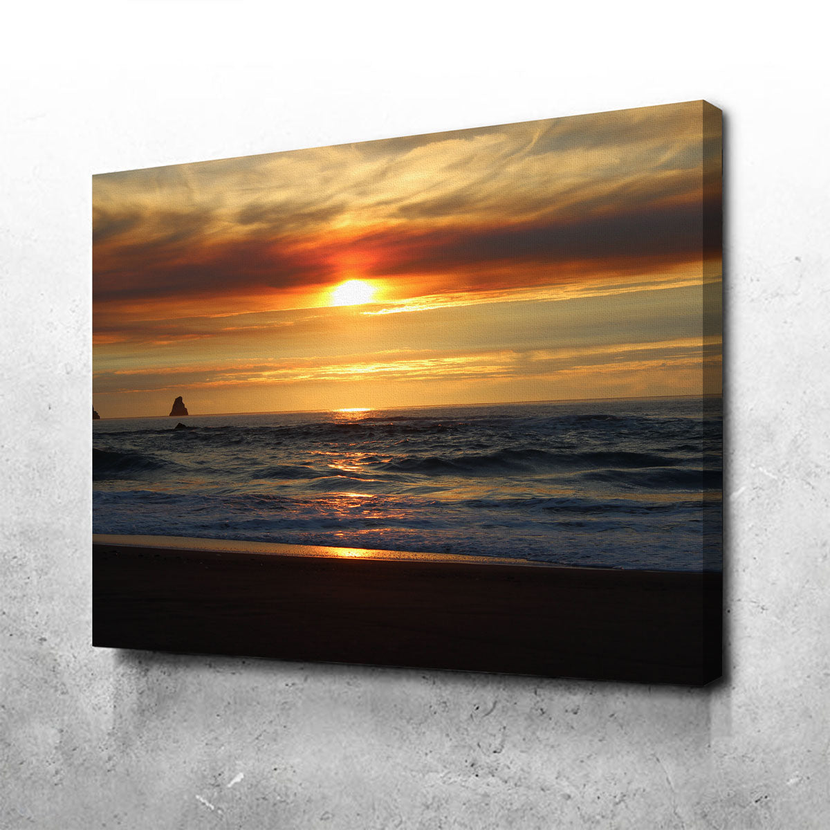 Oregon Coast Sunset Wall Art