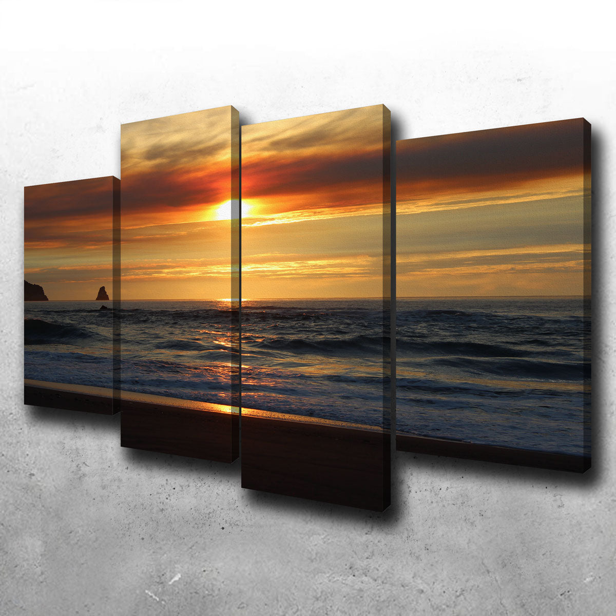 Oregon Coast Sunset Wall Art