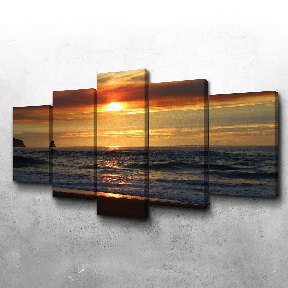 Oregon Coast Sunset Wall Art